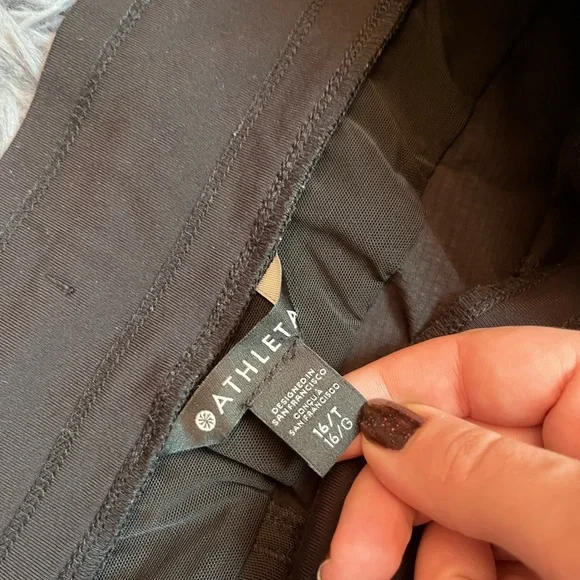 Athleta Black Trekkie North Jogger Size 16 Tall - Picture 4 of 9